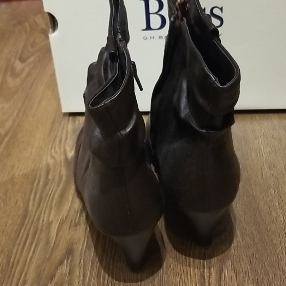 Bass Slouch Lucy Ankle Boots Size 10 - Picture 4 of 8